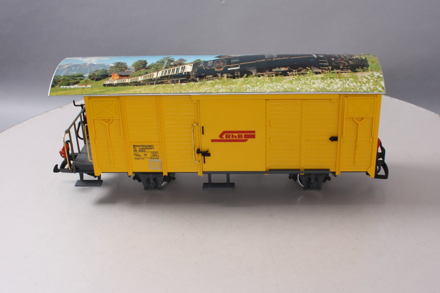 LGB 40816 G Rhaetian Railroad RhB Type Xk Maintenance-of-Way Boxcar