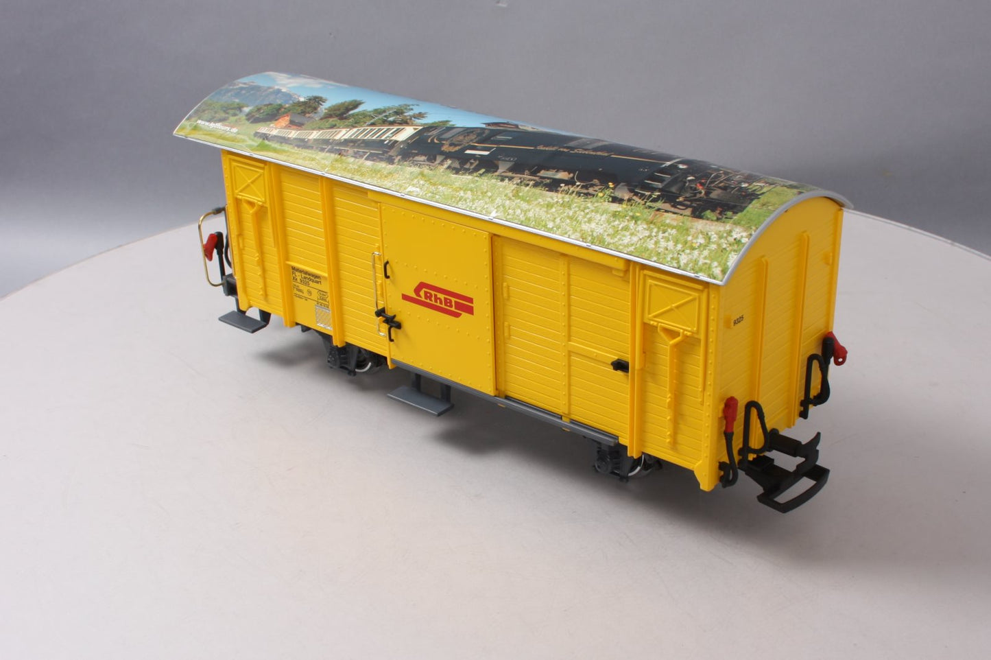LGB 40816 G Rhaetian Railroad RhB Type Xk Maintenance-of-Way Boxcar