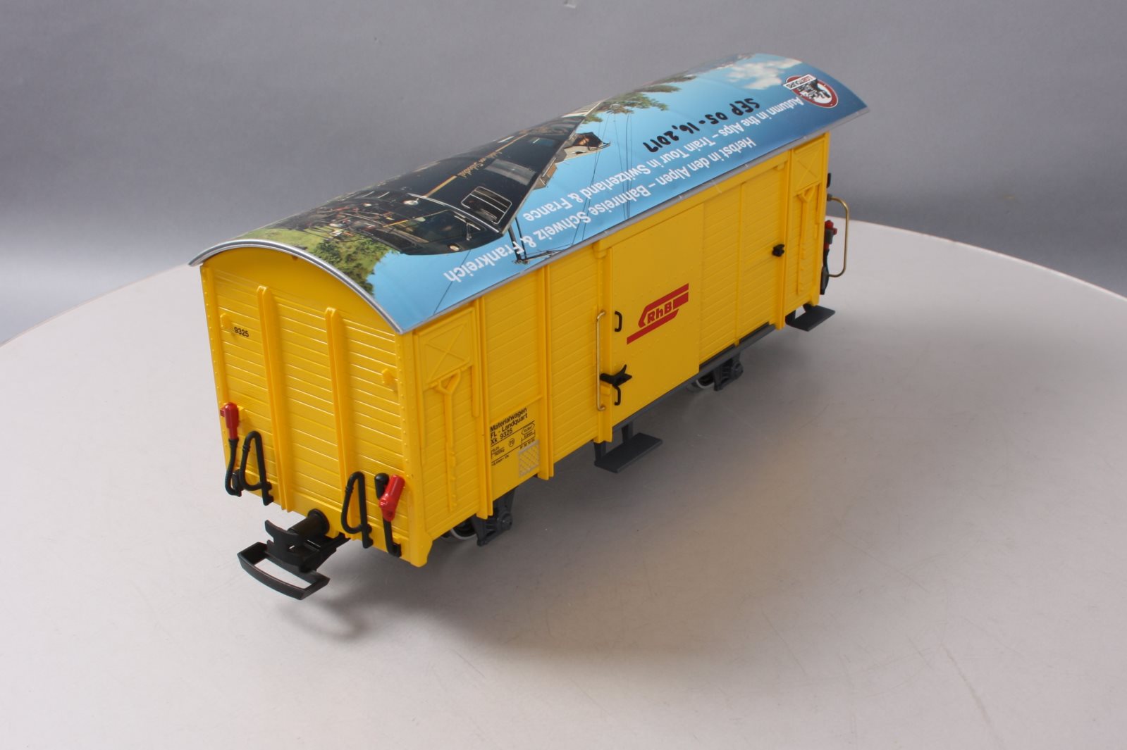 LGB 40816 G Rhaetian Railroad RhB Type Xk Maintenance-of-Way Boxcar