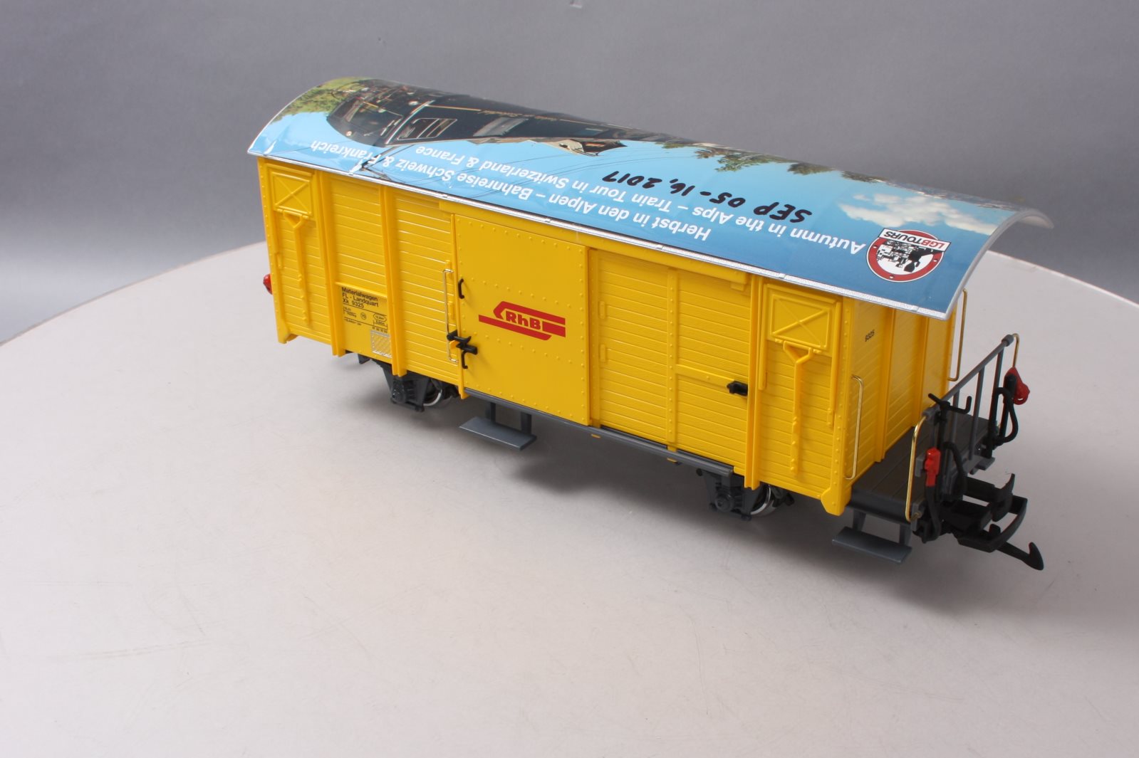LGB 40816 G Rhaetian Railroad RhB Type Xk Maintenance-of-Way Boxcar