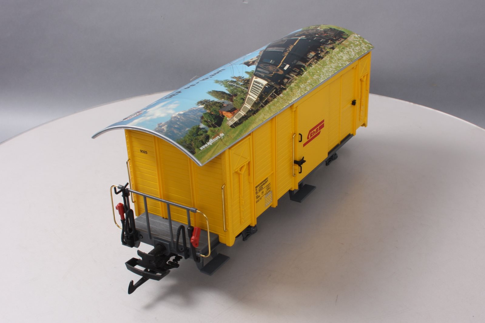 LGB 40816 G Rhaetian Railroad RhB Type Xk Maintenance-of-Way Boxcar