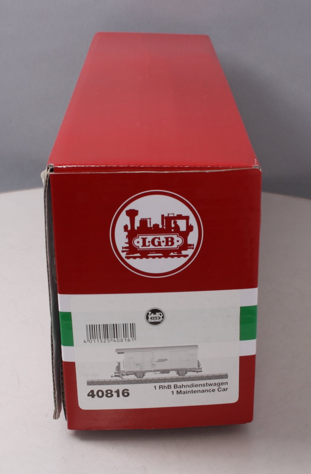 LGB 40816 G Rhaetian Railroad RhB Type Xk Maintenance-of-Way Boxcar