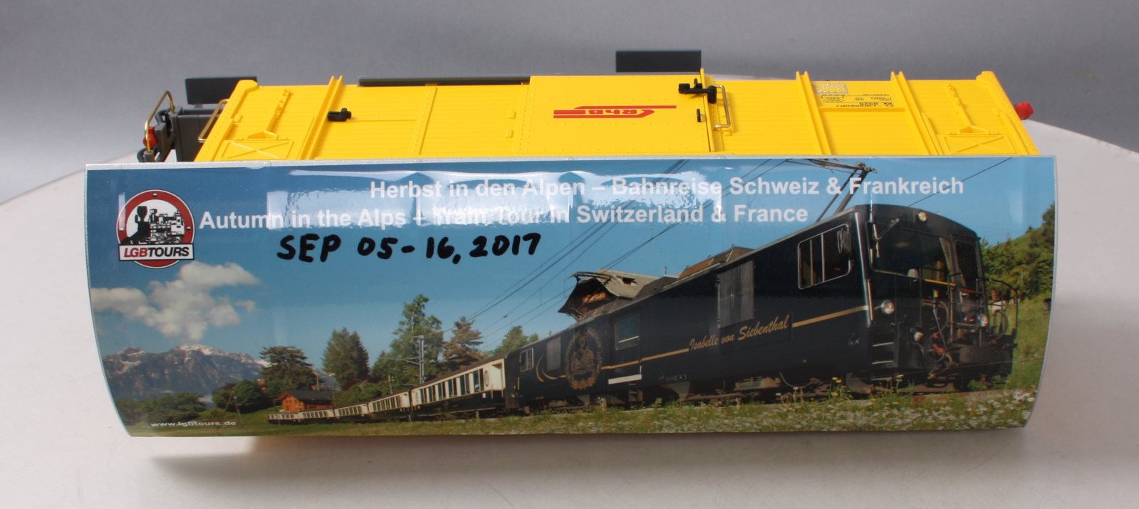 LGB 40816 G Rhaetian Railroad RhB Type Xk Maintenance-of-Way Boxcar