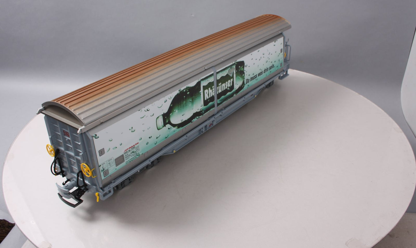 LGB 48571 G Rhaetian Railway RhB Type Haik-qv Sliding Wall Boxcar