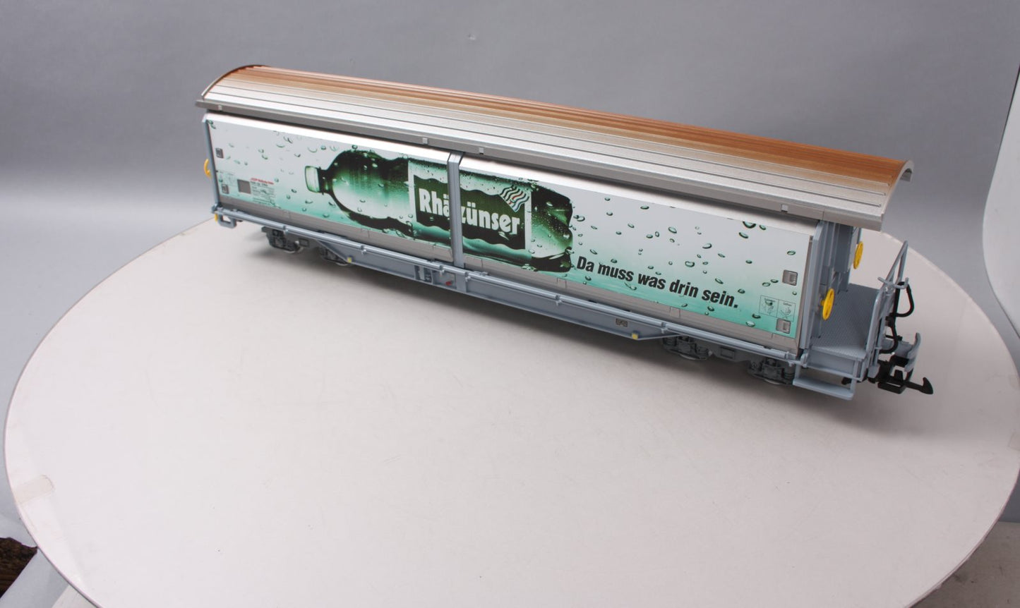 LGB 48571 G Rhaetian Railway RhB Type Haik-qv Sliding Wall Boxcar