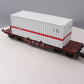 Piko 37747 G Scale German Federal Railroad IV Flatcar with 20' Container