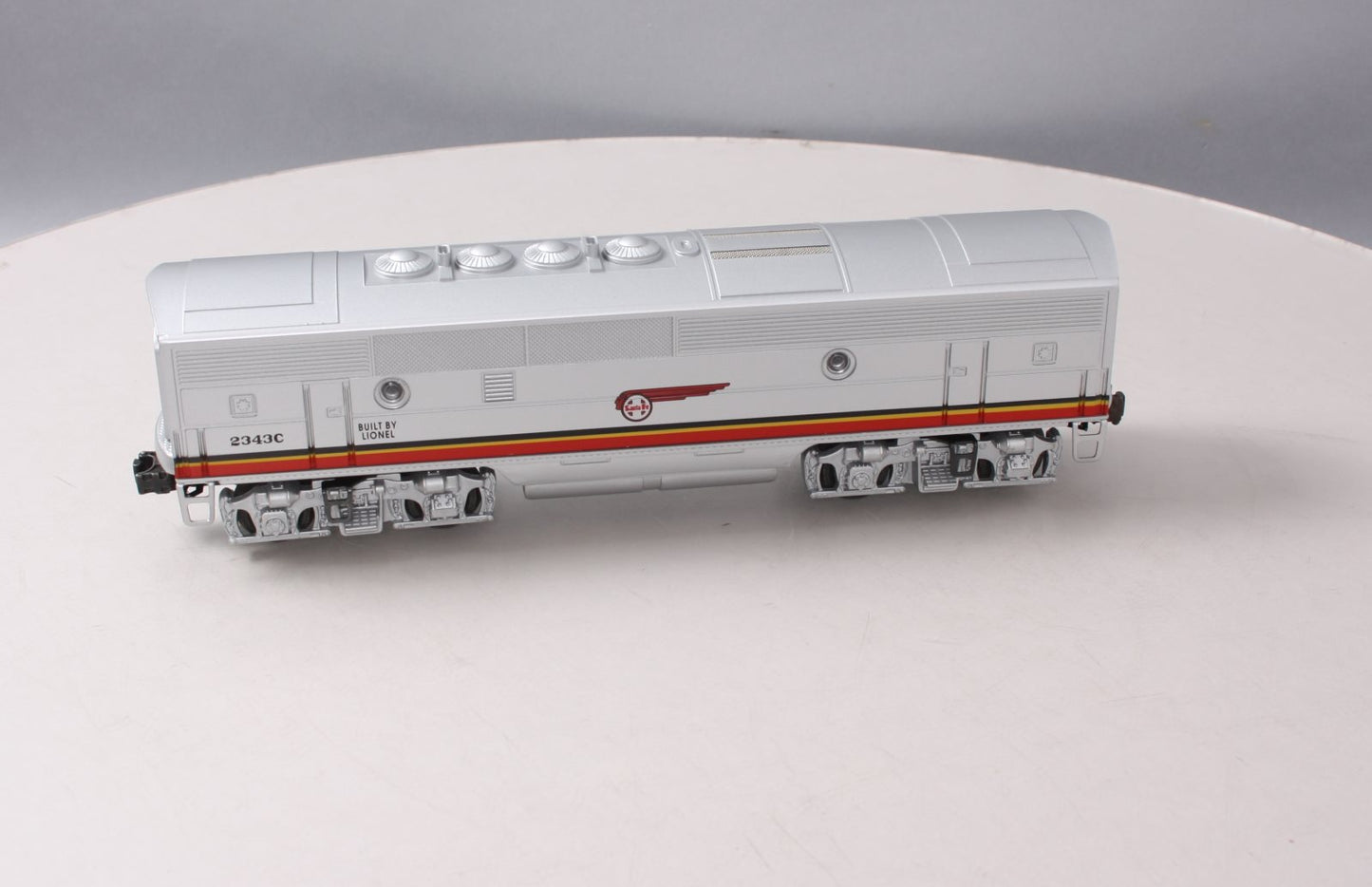 Lionel 6-18129 O Santa Fe F3 Non-Pwd B-Unit Diesel Locomotive #2343C w/Railsound EX/Box