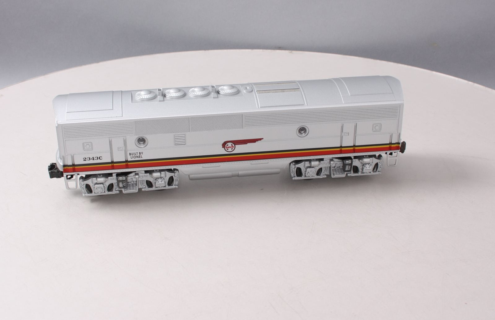 Lionel 6-18129 O Santa Fe F3 Non-Pwd B-Unit Diesel Locomotive #2343C w/Railsound EX/Box
