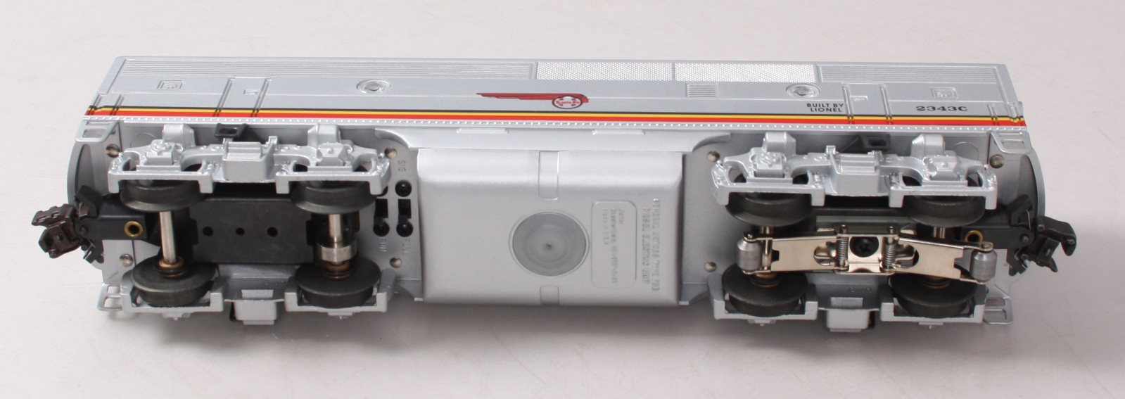 Lionel 6-18129 O Santa Fe F3 Non-Pwd B-Unit Diesel Locomotive #2343C w/Railsound LN