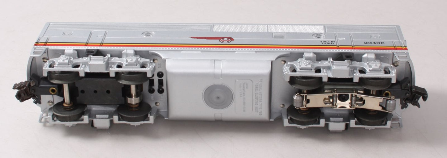Lionel 6-18129 O Santa Fe F3 Non-Pwd B-Unit Diesel Locomotive #2343C w/Railsound EX/Box