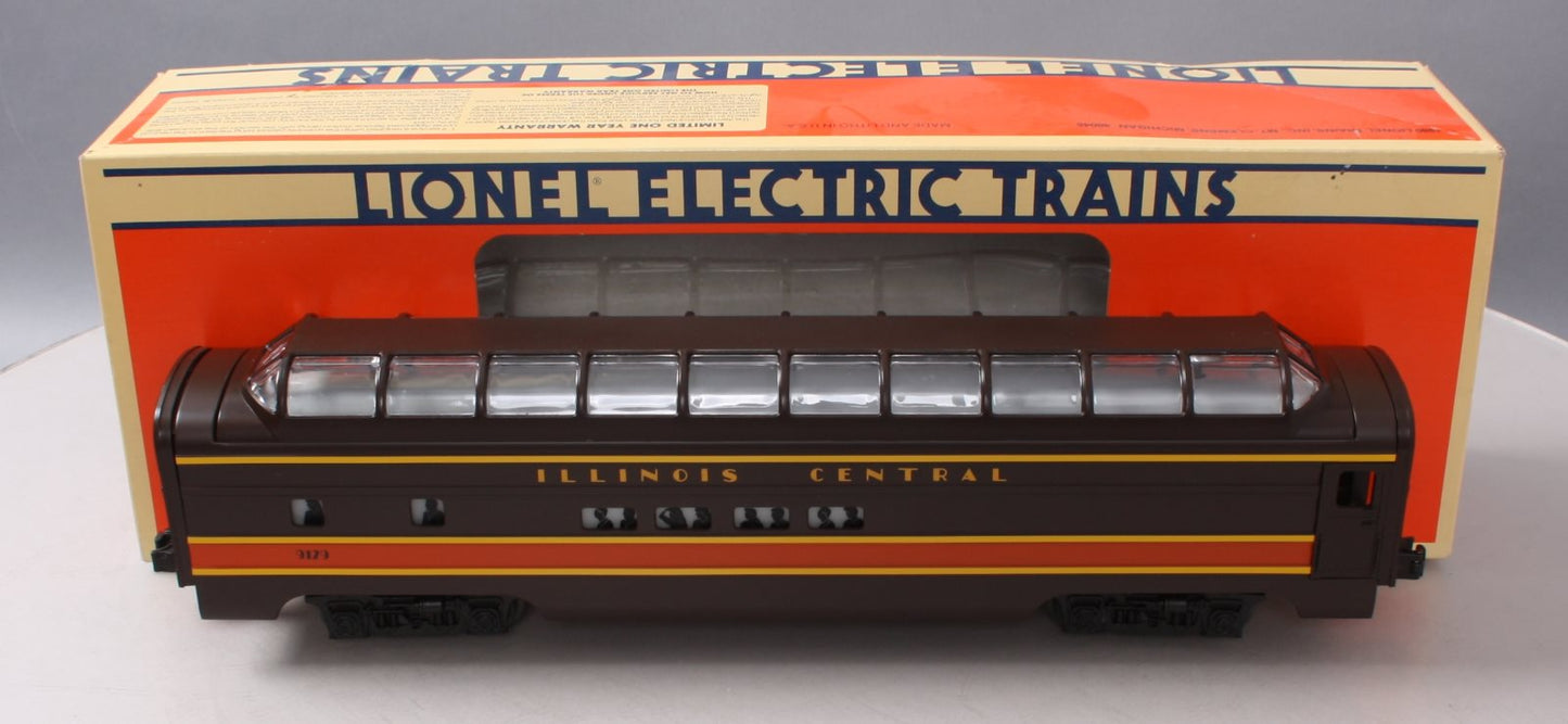 Lionel 6-19129 O Gauge Illinois Central Full Vista Dome Car #9129 LN/Box