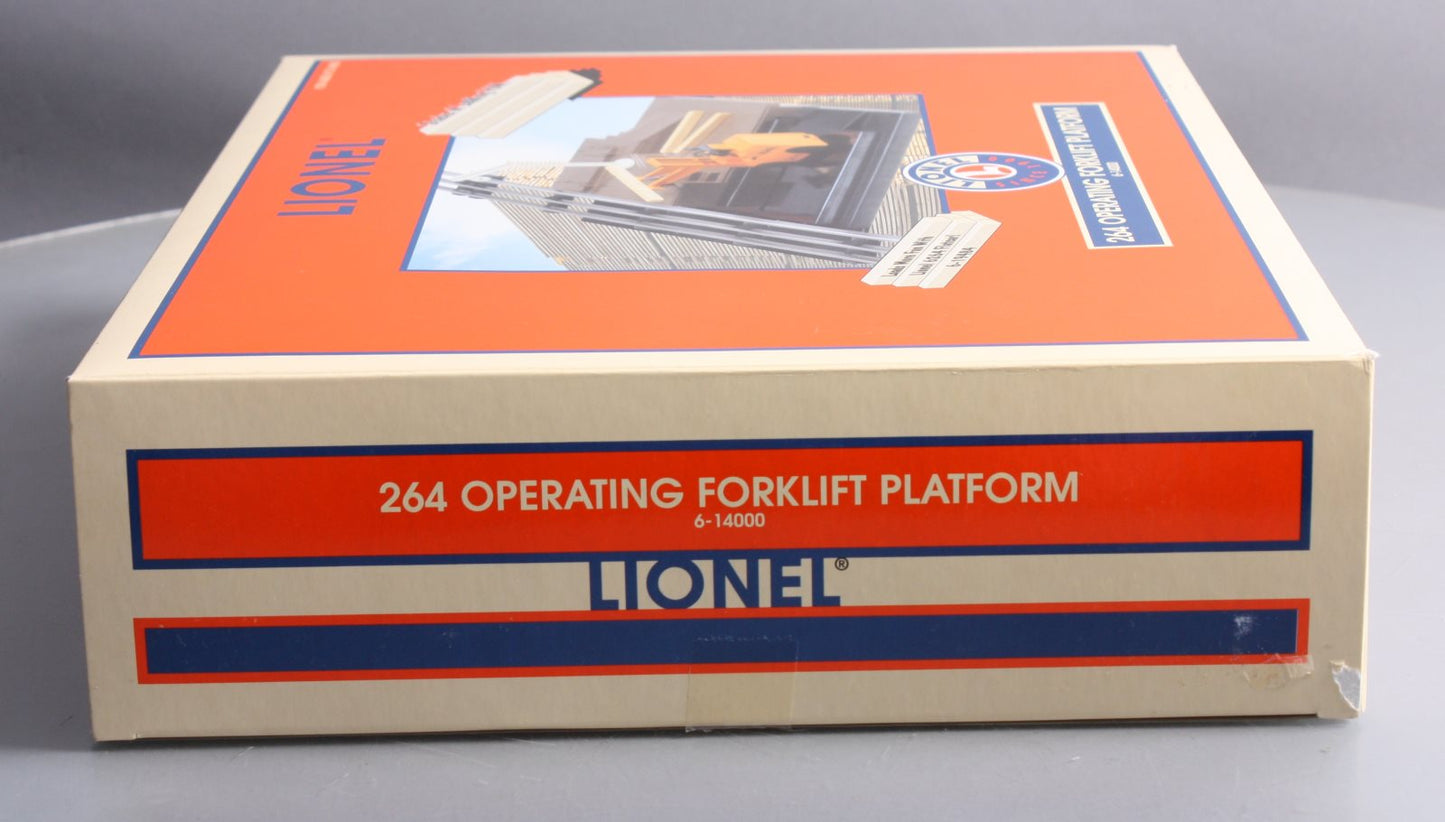 Lionel 6-14000 O Gauge 264 Operating Forklift Platform NIB