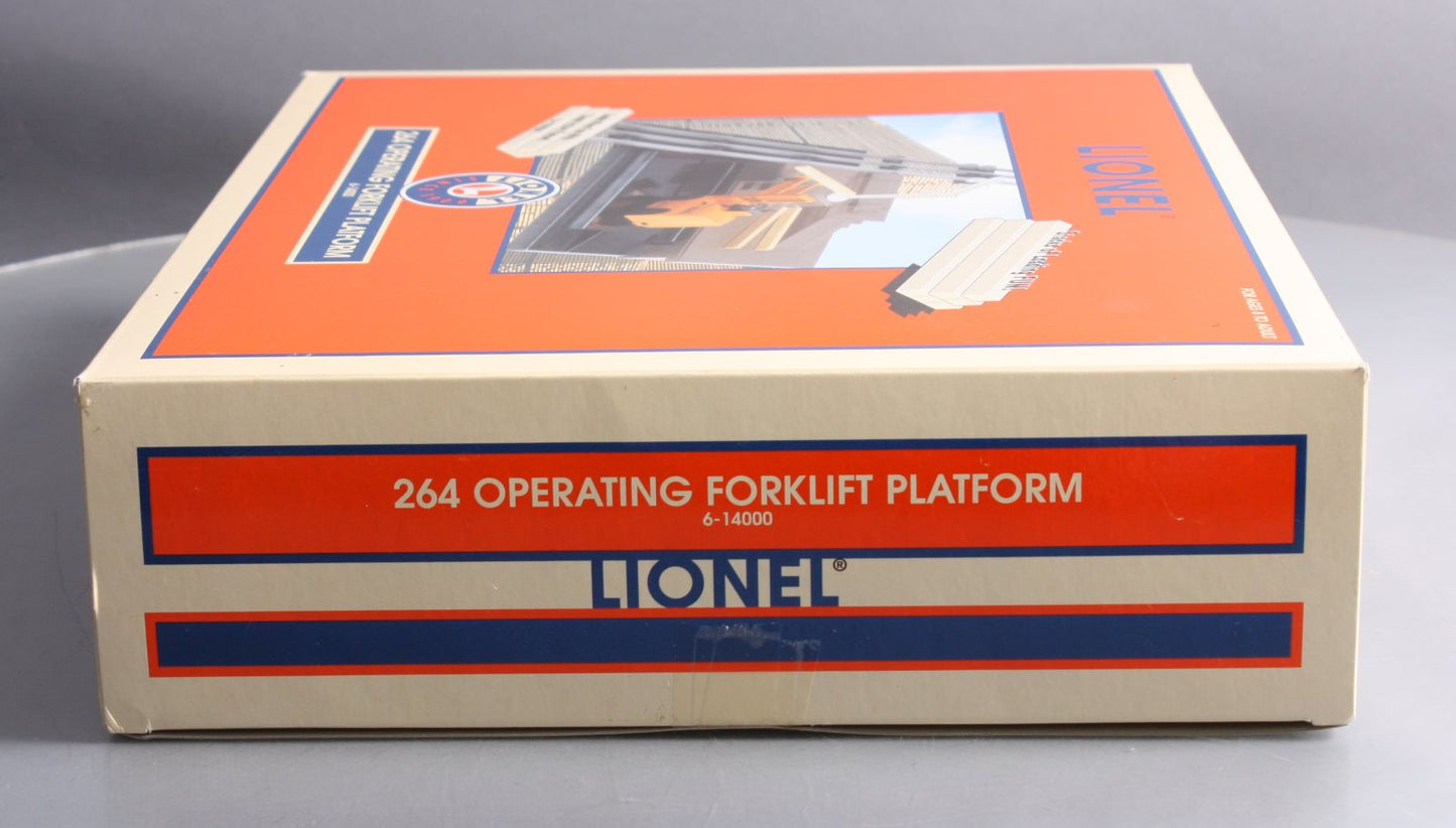 Lionel 6-14000 O Gauge 264 Operating Forklift Platform NIB