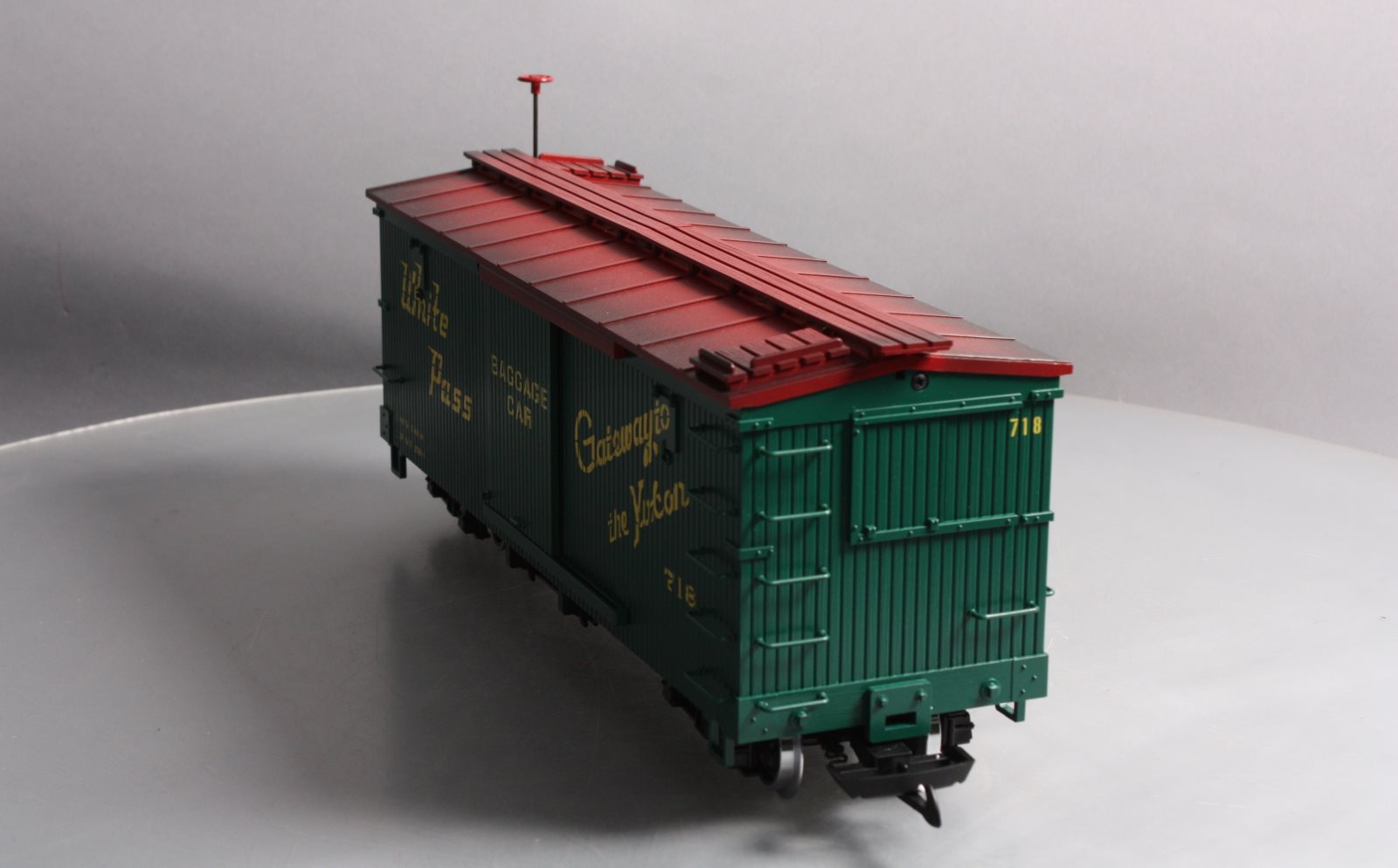 LGB 47894 G Rhatische Bahn La Poste Container Transport Car LGB 47894 G Rhatische Bahn La Poste Container Transport Car