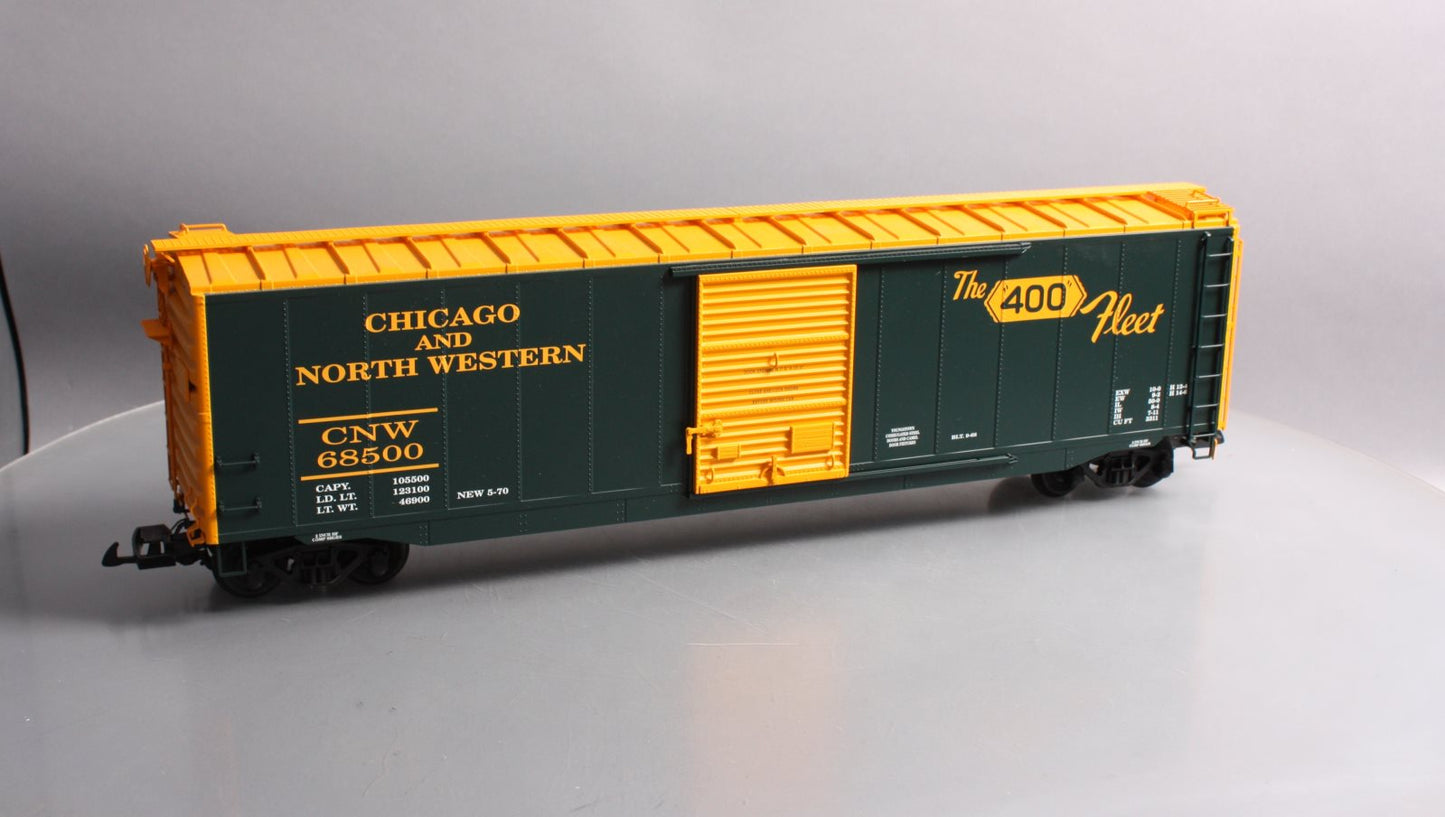 USA Trains R19312A G Chicago & North Western 50 Ft. Box Car with Steel Door