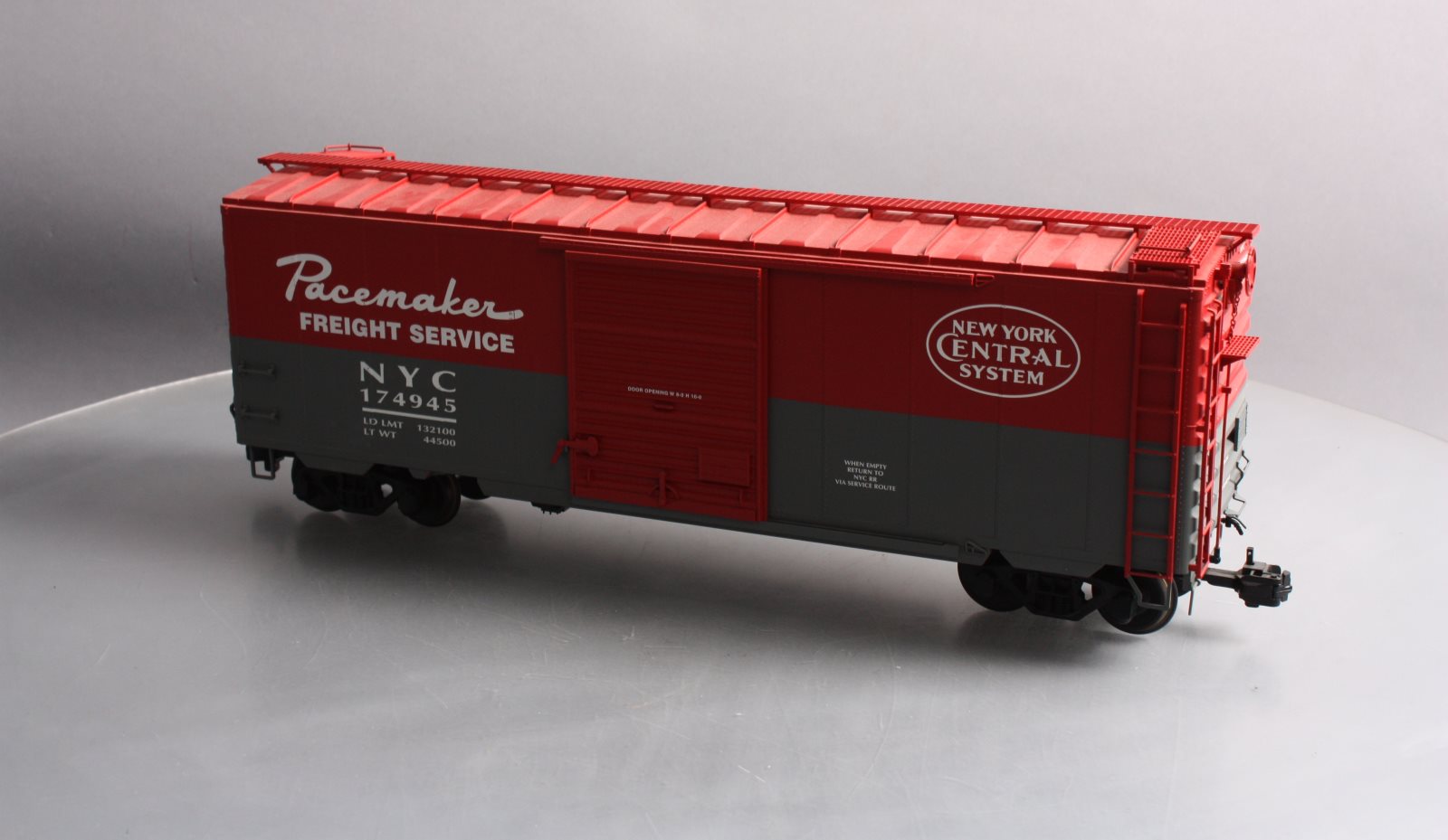 USA Trains R19210C G New York Central 40 Ft. PS-1 Simulated Steel Box Car