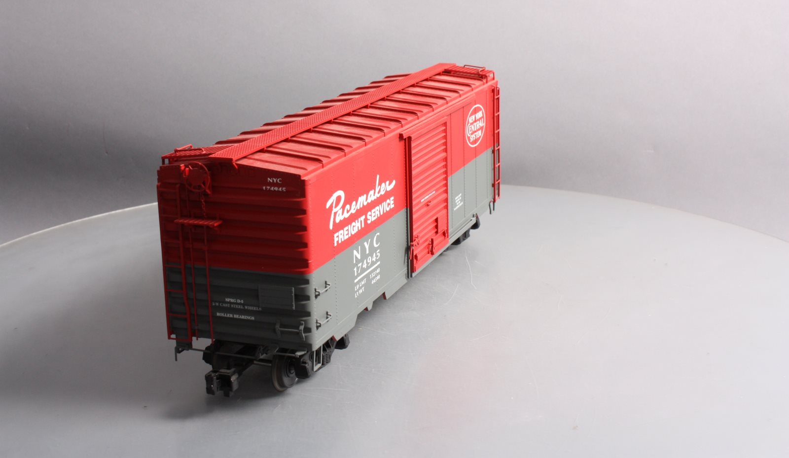 USA Trains R19210C G New York Central 40 Ft. PS-1 Simulated Steel Box Car