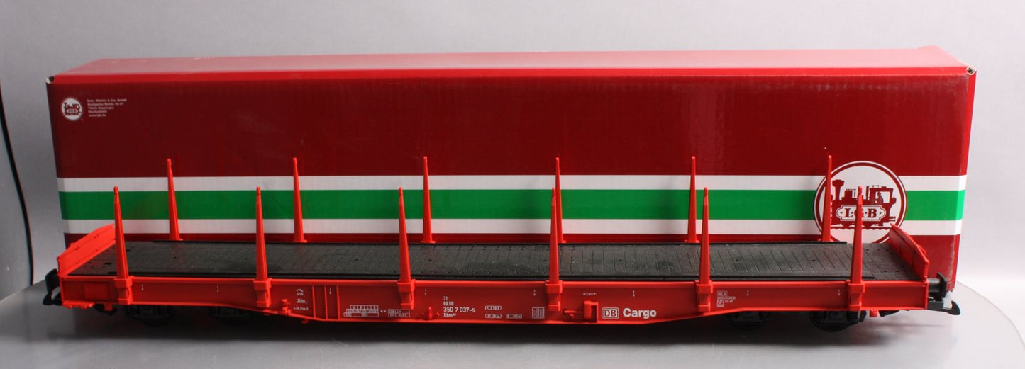 LGB 41920 G Scale DB Cargo Stake Flat Car