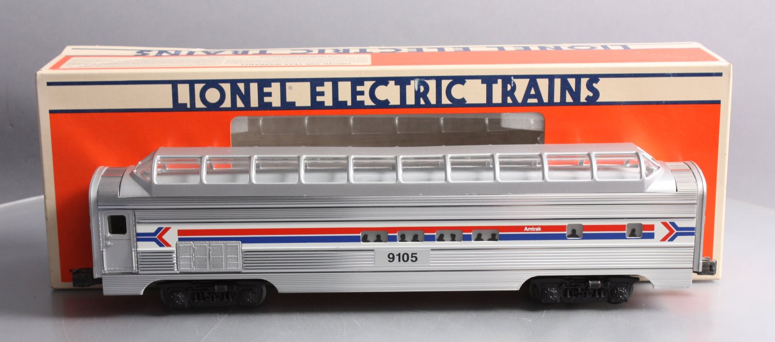 Lionel 6-19105 O Gauge Amtrak Full Vista Dome Car #9105 LN/Box