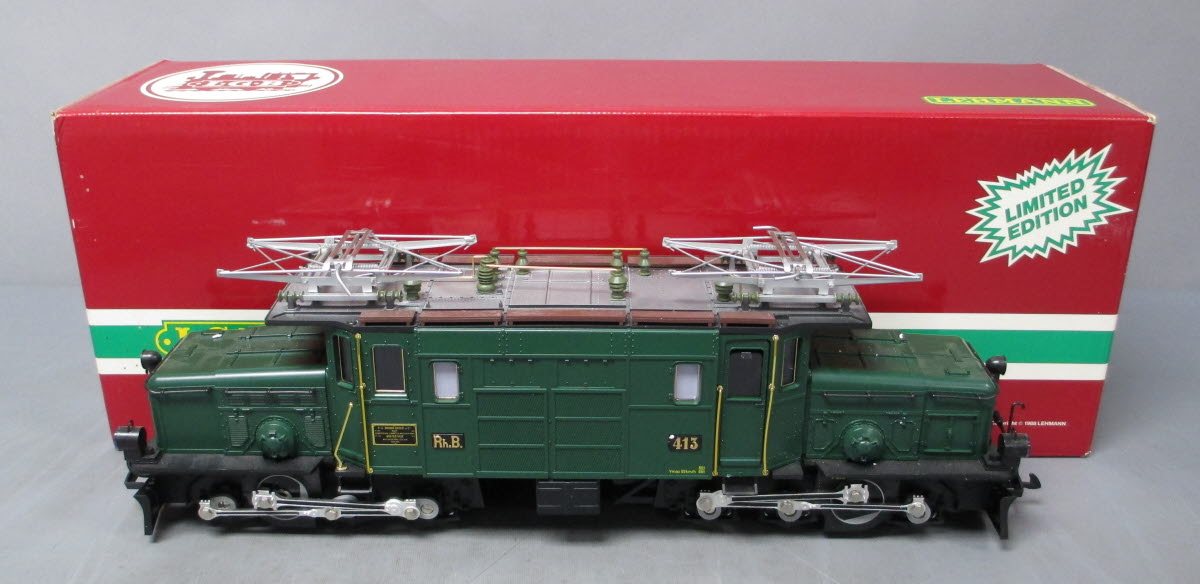 LGB 2140 G Rhb Ge 6/6 Green Crocodile Electric Locomotive #413 LN/Box