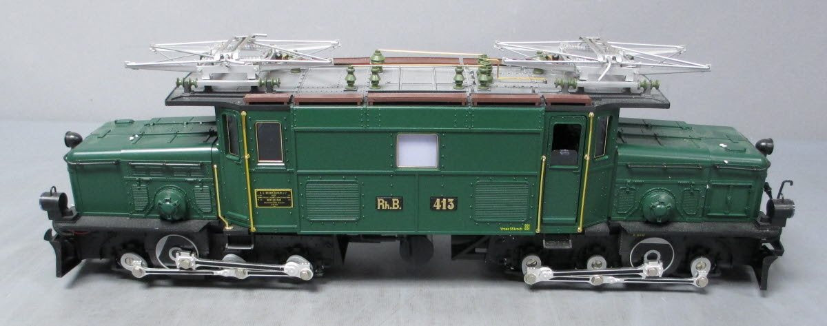 LGB 2140 G Rhb Ge 6/6 Green Crocodile Electric Locomotive #413 LN/Box