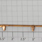 Lionel 249E-4 Copper Stamped Boiler Handrail  249, 249E, 261, 262, 262E