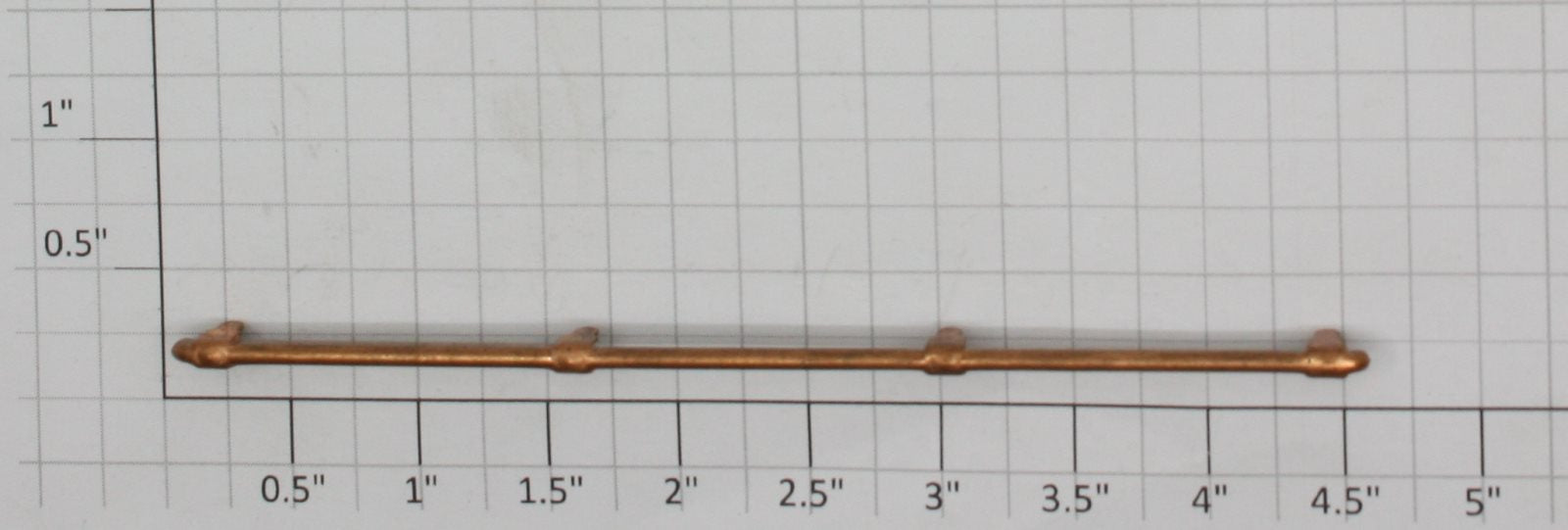 Lionel 249E-4 Copper Stamped Boiler Handrail  249, 249E, 261, 262, 262E