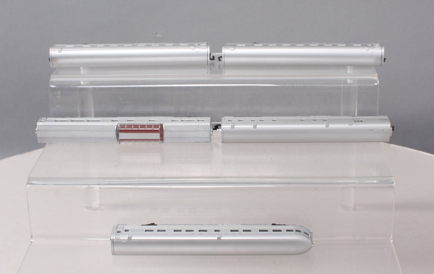 Con-Cor 003-540001 N Scale Santa Fe 5-Car Corrugated Passenger Cars (Set of 5) LN/Box
