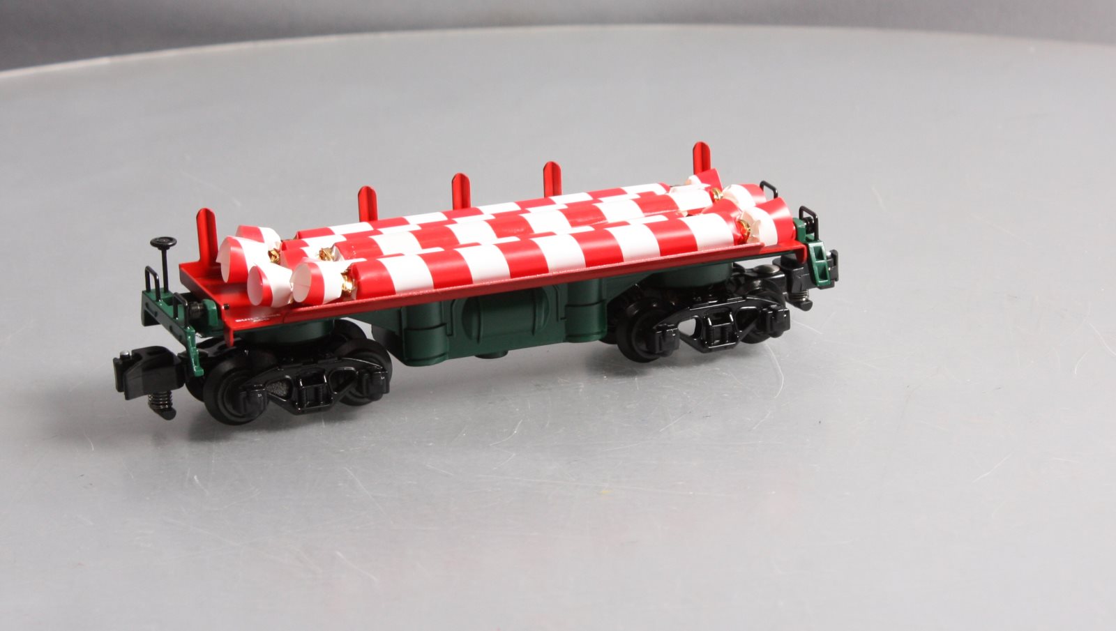 American Flyer 6-49028 S Gauge Candy Cane Operating Dump Car NIB