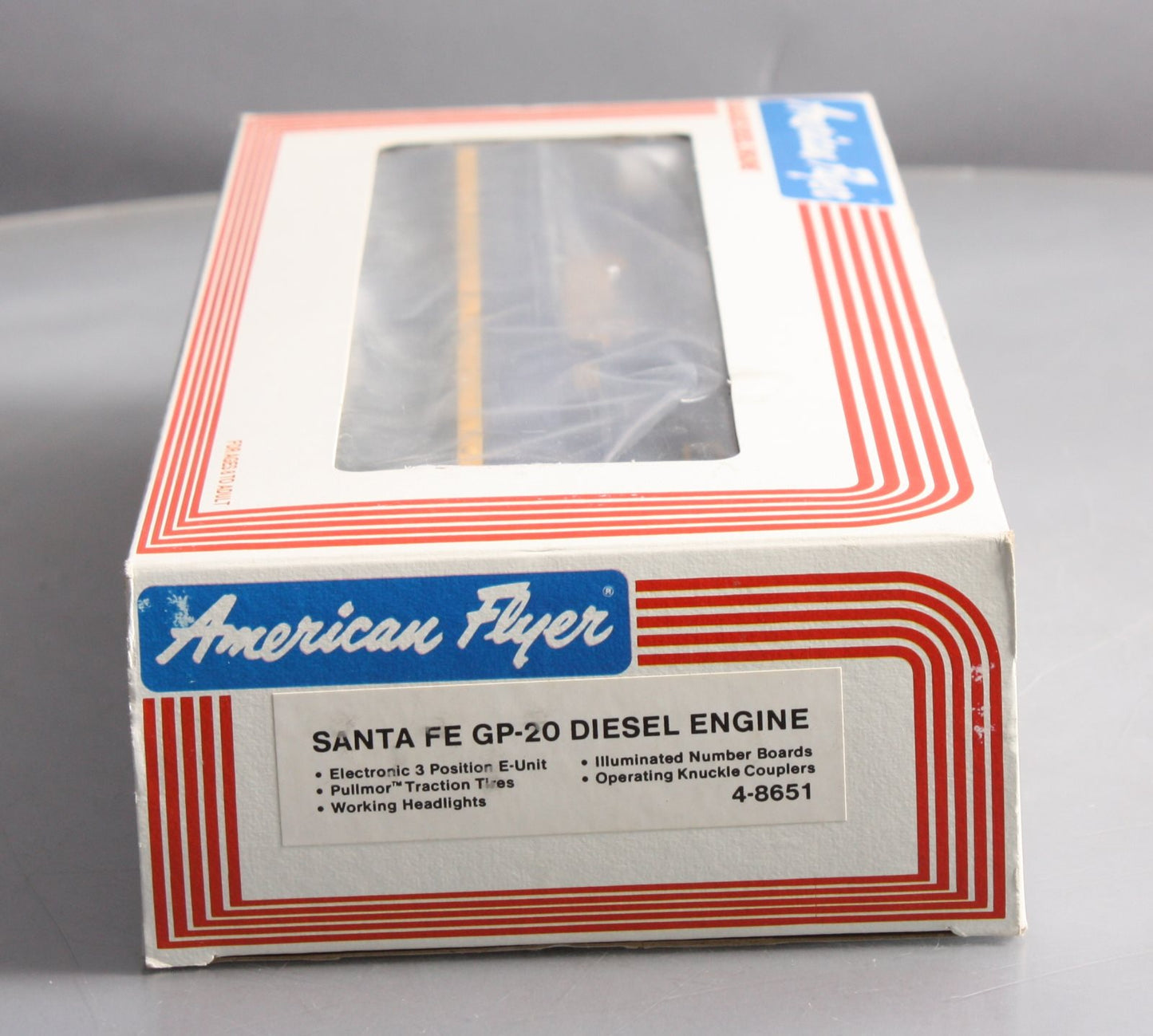 American Flyer 4-8651 S Gauge Santa Fe GP-20 Diesel Engine #8551 LN/Box