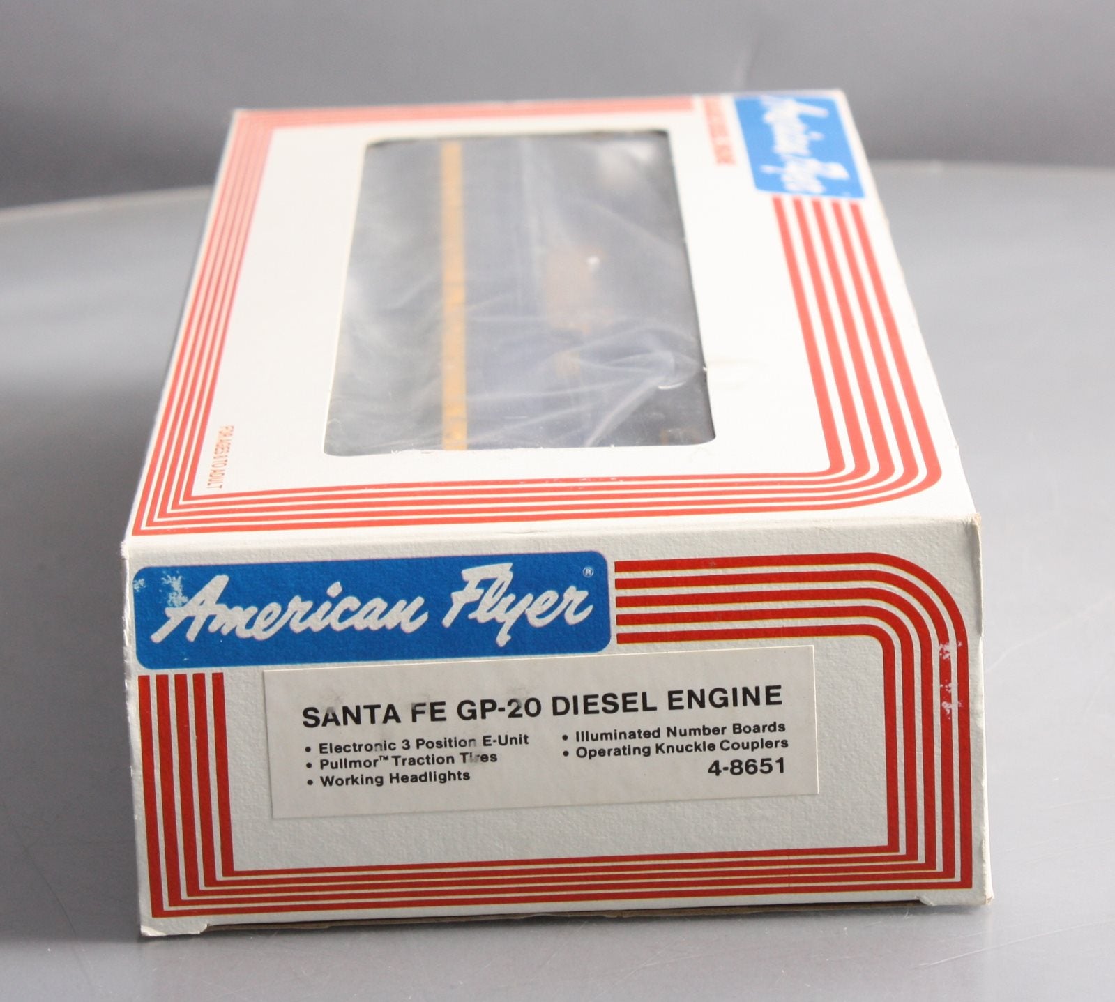 American Flyer 4-8651 S Gauge Santa Fe GP-20 Diesel Engine #8551 LN/Box