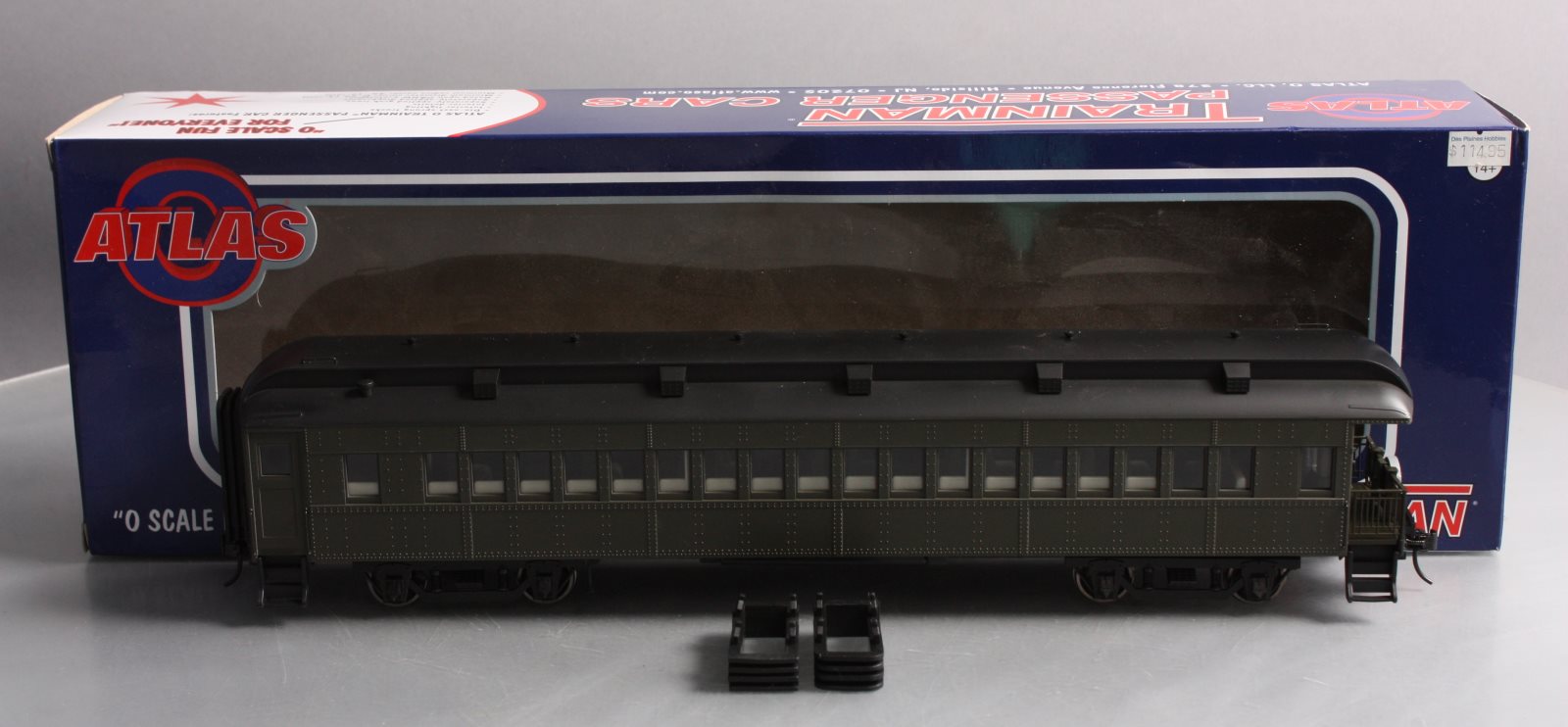 Atlas 2002750 O Scale Undecorated Trainman 60' Observation Car (2Rail)