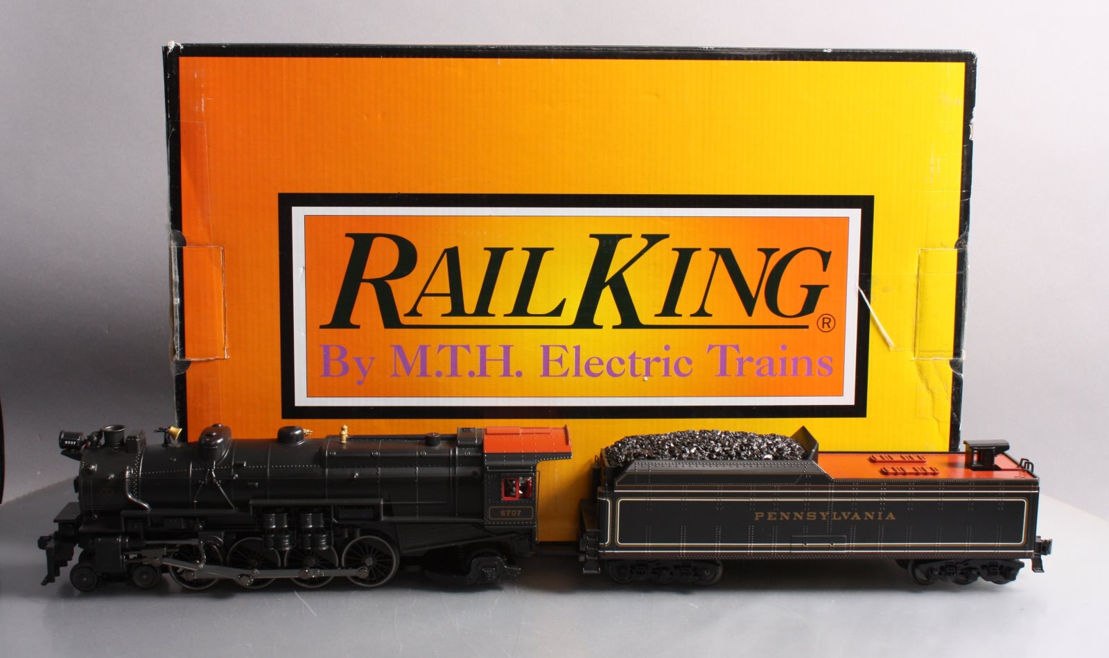 MTH 30-1579-1 O PRR 4-8-2 M-1a Steam Locomotive #6707 W/ PS2