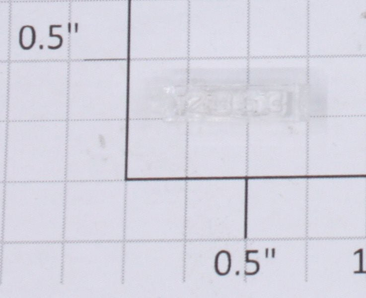 Lionel 2353-10 Left Hand Clear Raised Number Marker Lens/Number Board