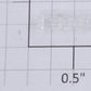 Lionel 2353-6 Right Hand Clear Raised Number Marker Lens/Number Board