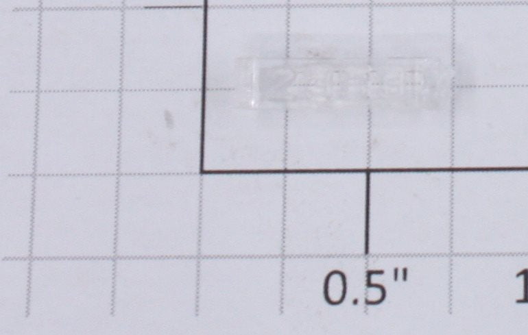 Lionel 2353-6 Right Hand Clear Raised Number Marker Lens/Number Board