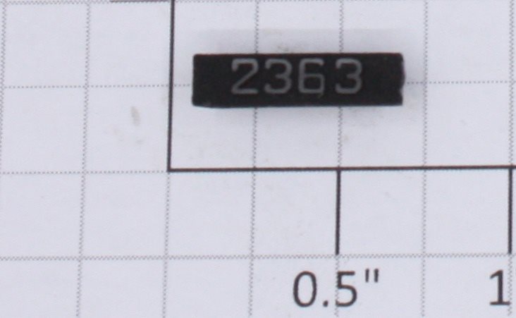 Lionel 2363-6 Right Hand Painted Raised Number Marker Lens/Number Board