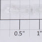 Lionel 2363-6/10 Clear Raised Number Marker Lens/Number Board (Pair of 2)