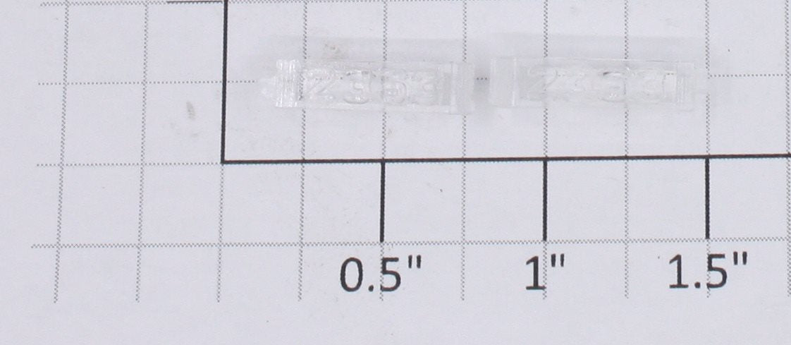 Lionel 2363-6/10 Clear Raised Number Marker Lens/Number Board (Pair of 2)