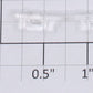 Lionel 2363-6/10 Clear Raised Number Marker Lens/Number Board (Pair of 2)