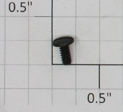 Lionel #4-36 x 1/4" Black Slotted Binding Head Machine Screw