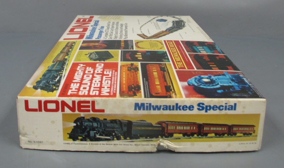 Lionel 6-1387 O Gauge Milwaukee Road Passenger Train Set EX/Box