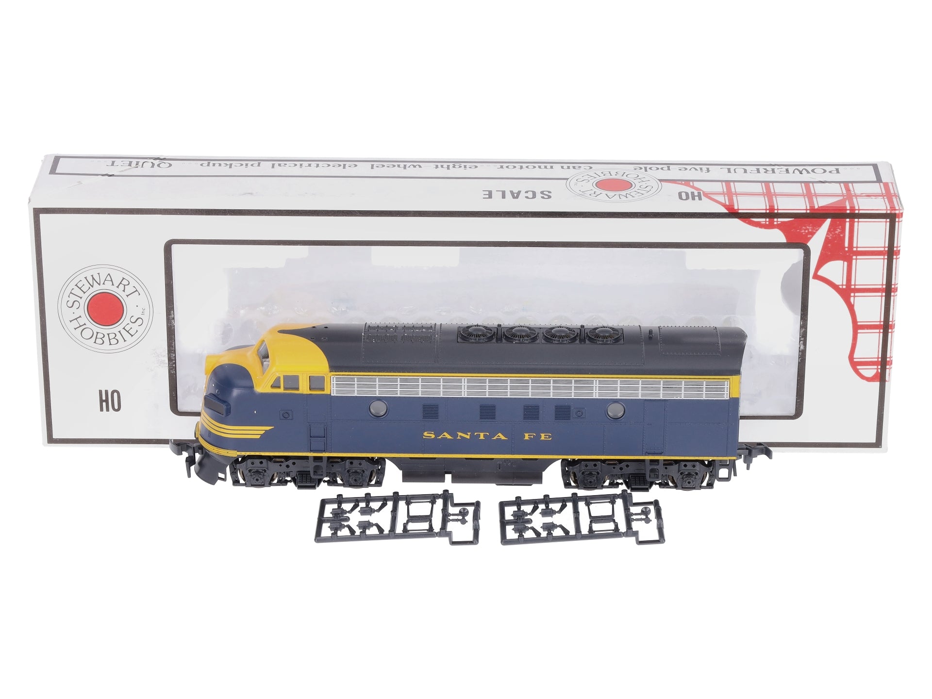Stewart 8450 HO Santa Fe F3A Phase IV Powered Diesel Locomotive LN/Box