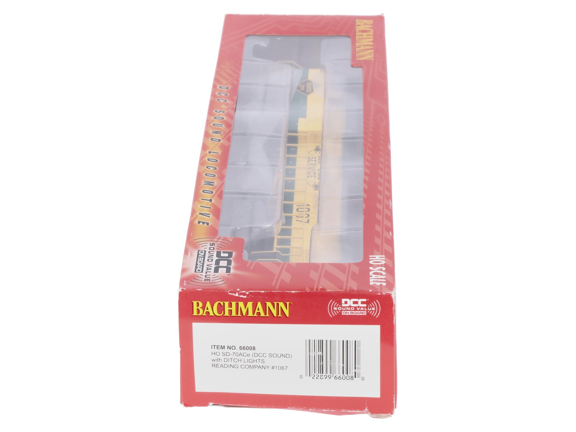 Bachmann 66008 HO Reading SD70ACe Diesel Locomotive w/ Sound/DCC #1067
