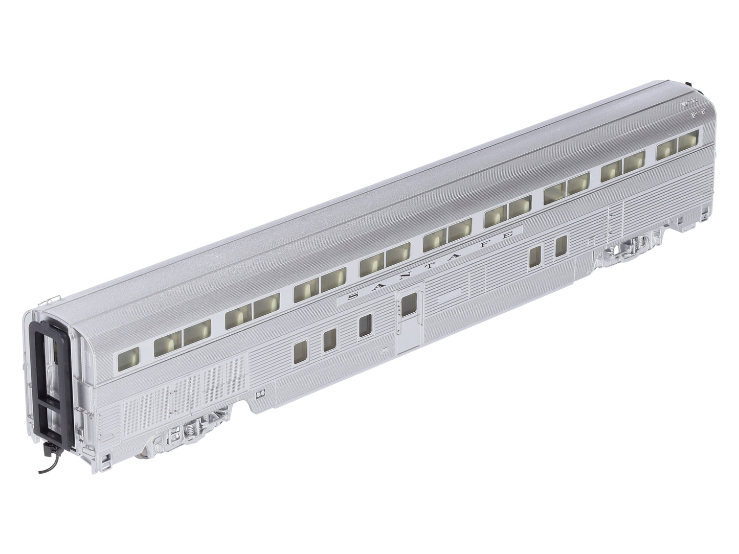 Walthers 920-9284 HO Santa Fe 85' Budd Hi-Level 72-Seat Passenger Coach Car