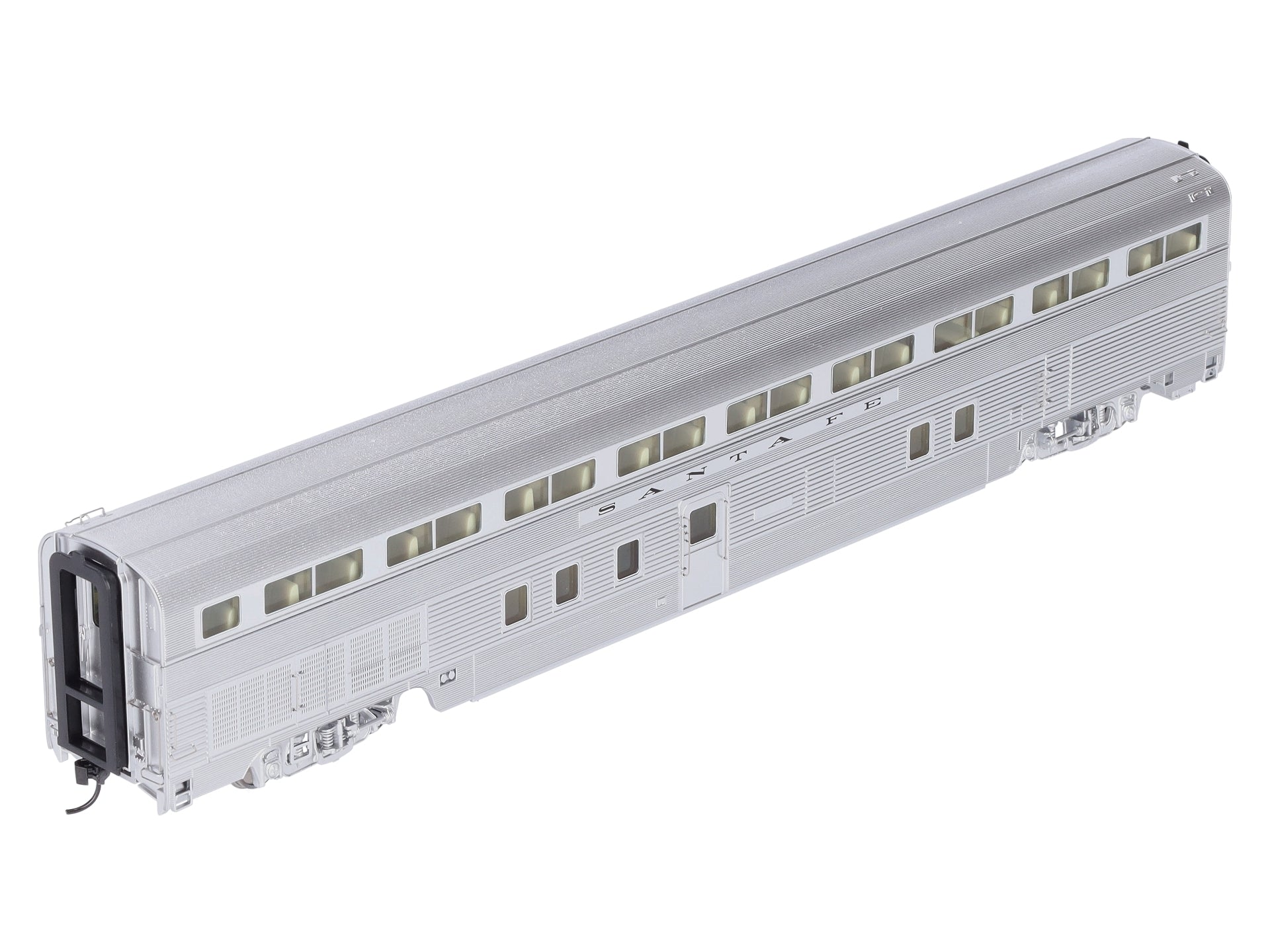Walthers 920-9284 HO Santa Fe 85' Budd Hi-Level 72-Seat Passenger Coach Car