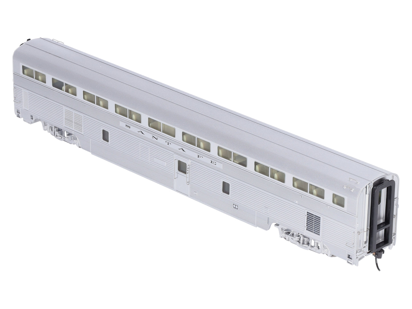 Walthers 920-9284 HO Santa Fe 85' Budd Hi-Level 72-Seat Passenger Coach Car