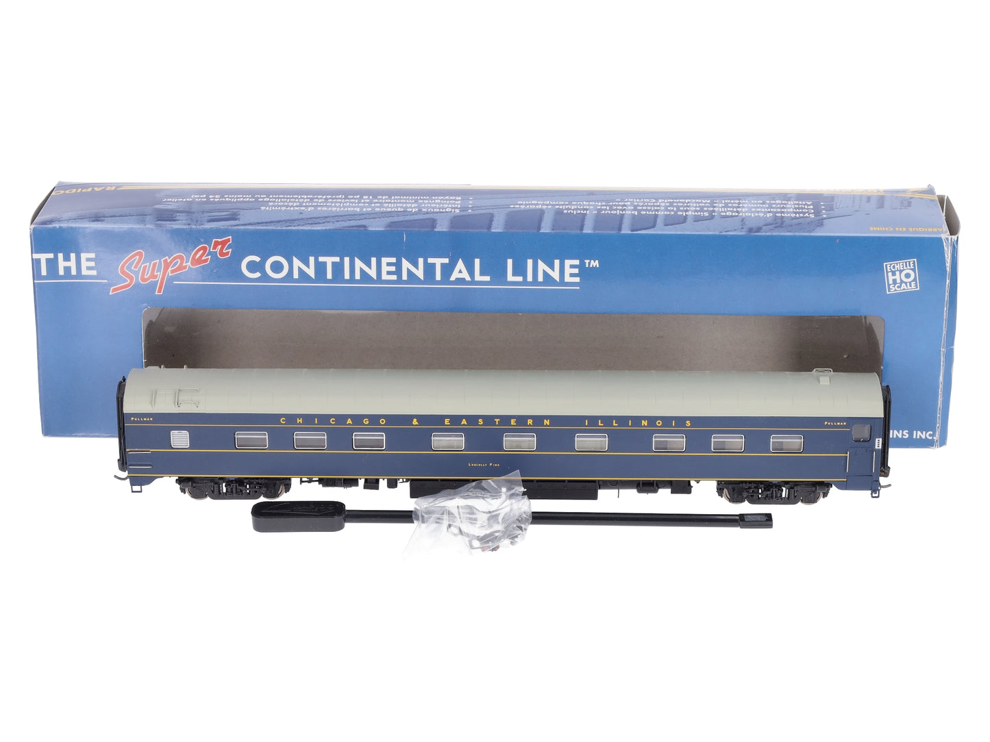 Rapido Trains 113021 HO Chicago & Eastern Illinois 6-4-6 Sleeper (Loblolly Pine)