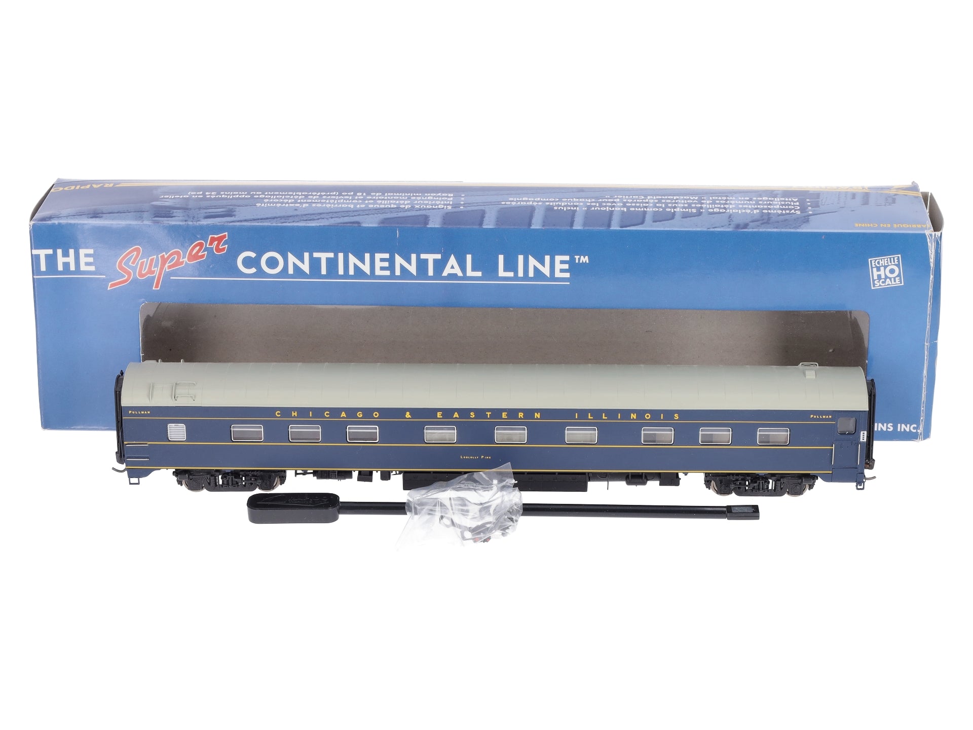 Rapido Trains 113021 HO Chicago & Eastern Illinois 6-4-6 Sleeper (Loblolly Pine)