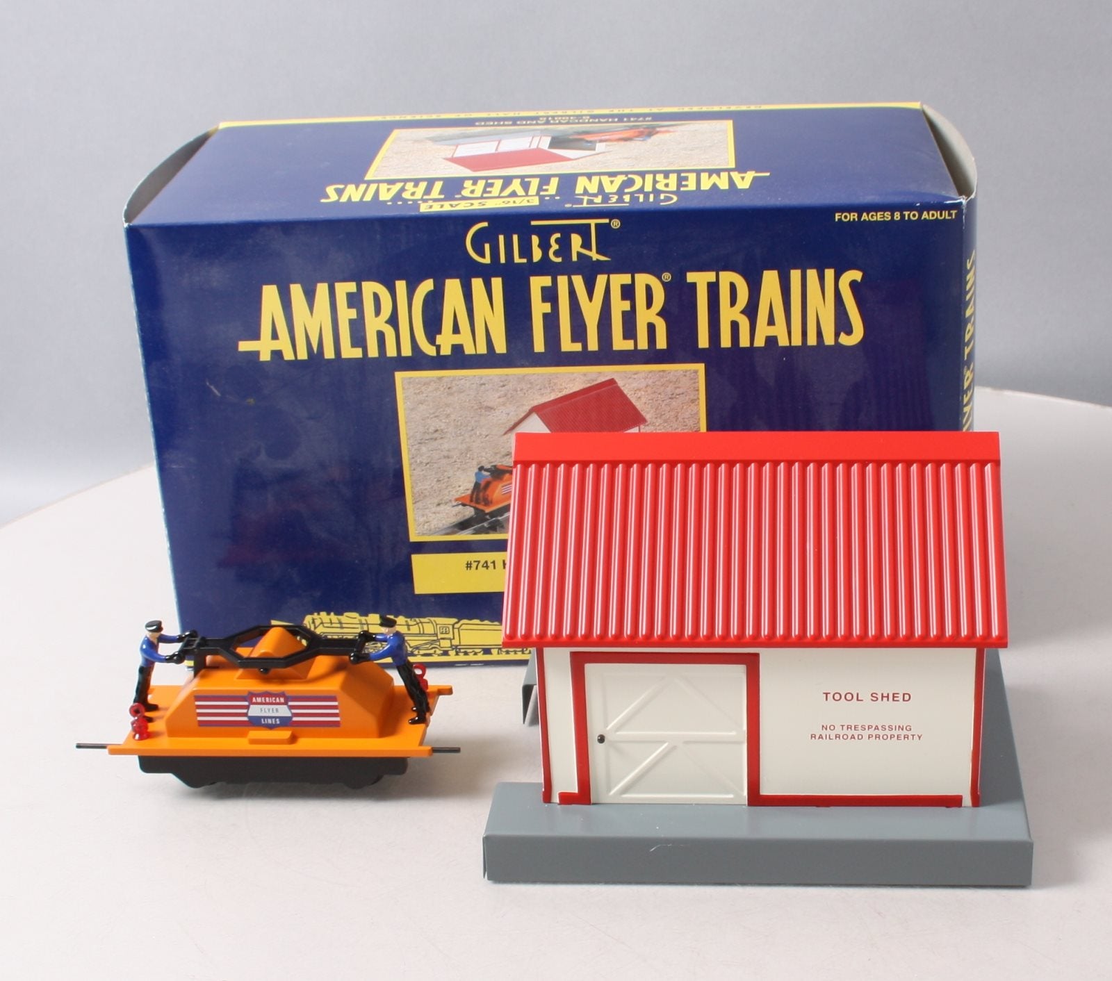 American Flyer 6-49815 S Scale Handcar With Shed #741 NIB